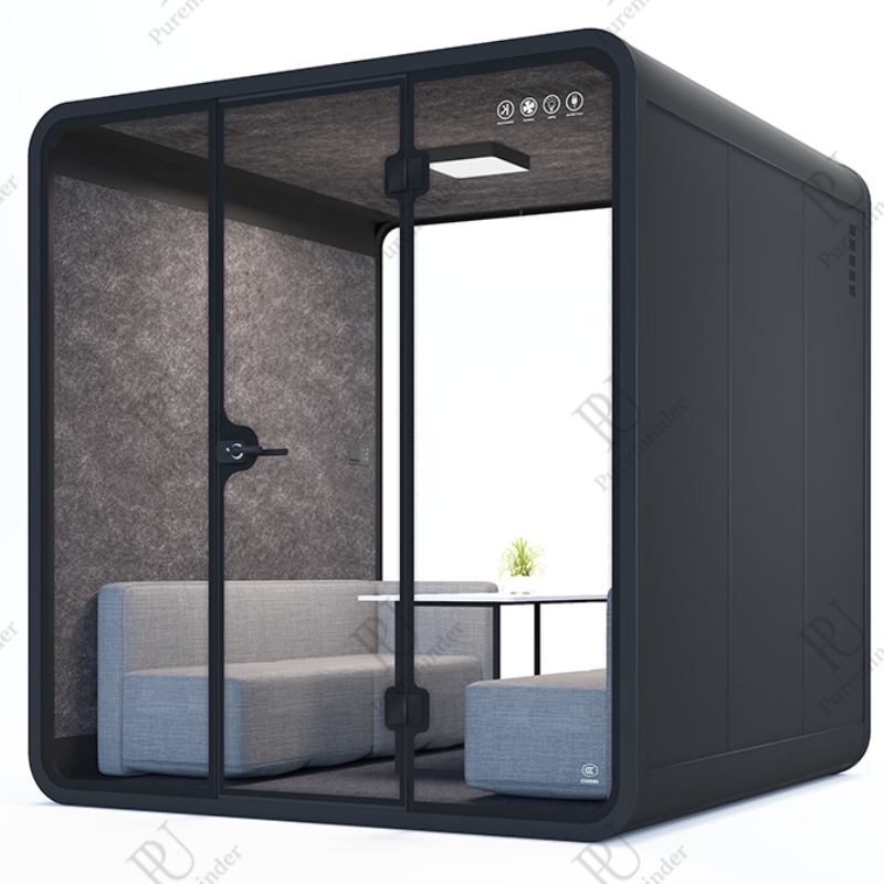 PUREMINDER XL μέγεθος Soundproof Booth Ιδιωτική φορητή σιωπή για το σπίτι επίπλων γκαράζ και pod εργασίας